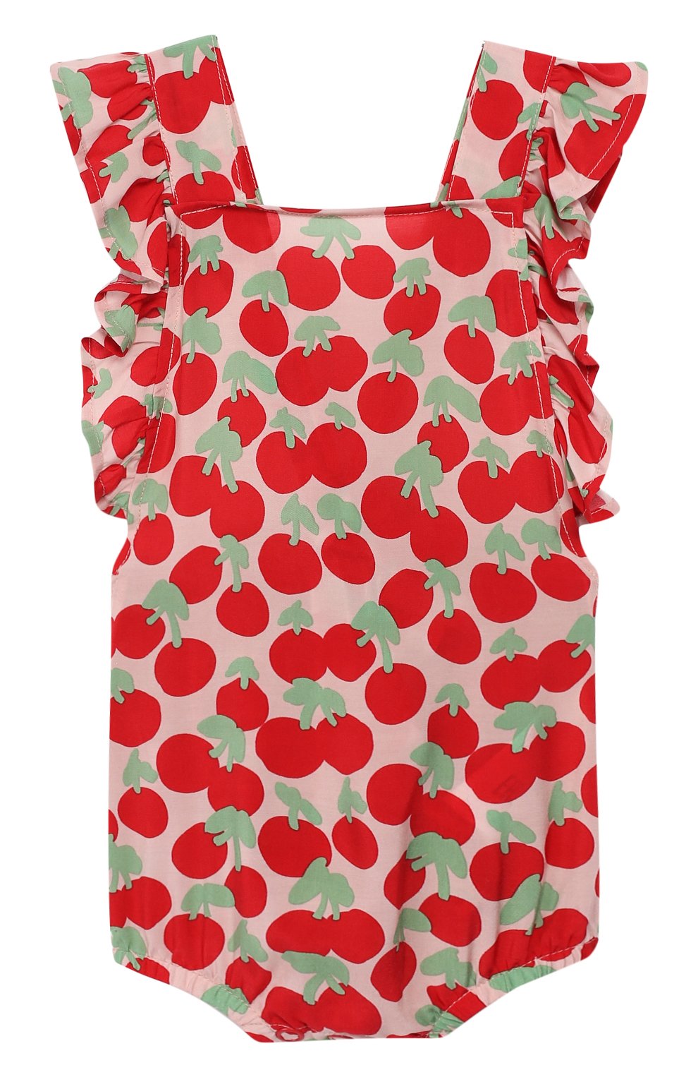 Комбинезон из вискозы STELLA MCCARTNEY красного цвета по цене 5535 руб., арт. 541111/SMK36, фото 1 Комбинезон из вискозы STELLA MCCARTNEY, арт. 541111/SMK36, фото 1