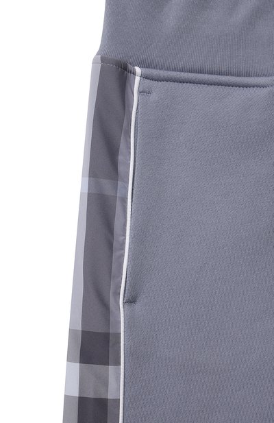 Хлопковые джоггеры BURBERRY, арт. 8047433, фото 3