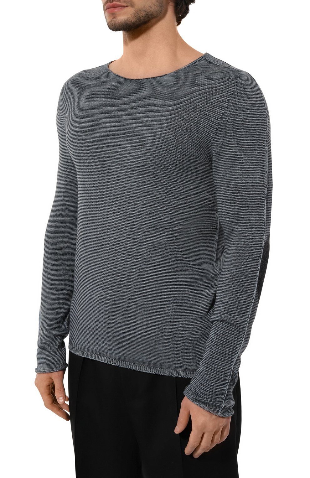 Джемпер из хлопка и кашемира HANNES ROETHER, арт. MEM10PHIS.101.101, фото 3