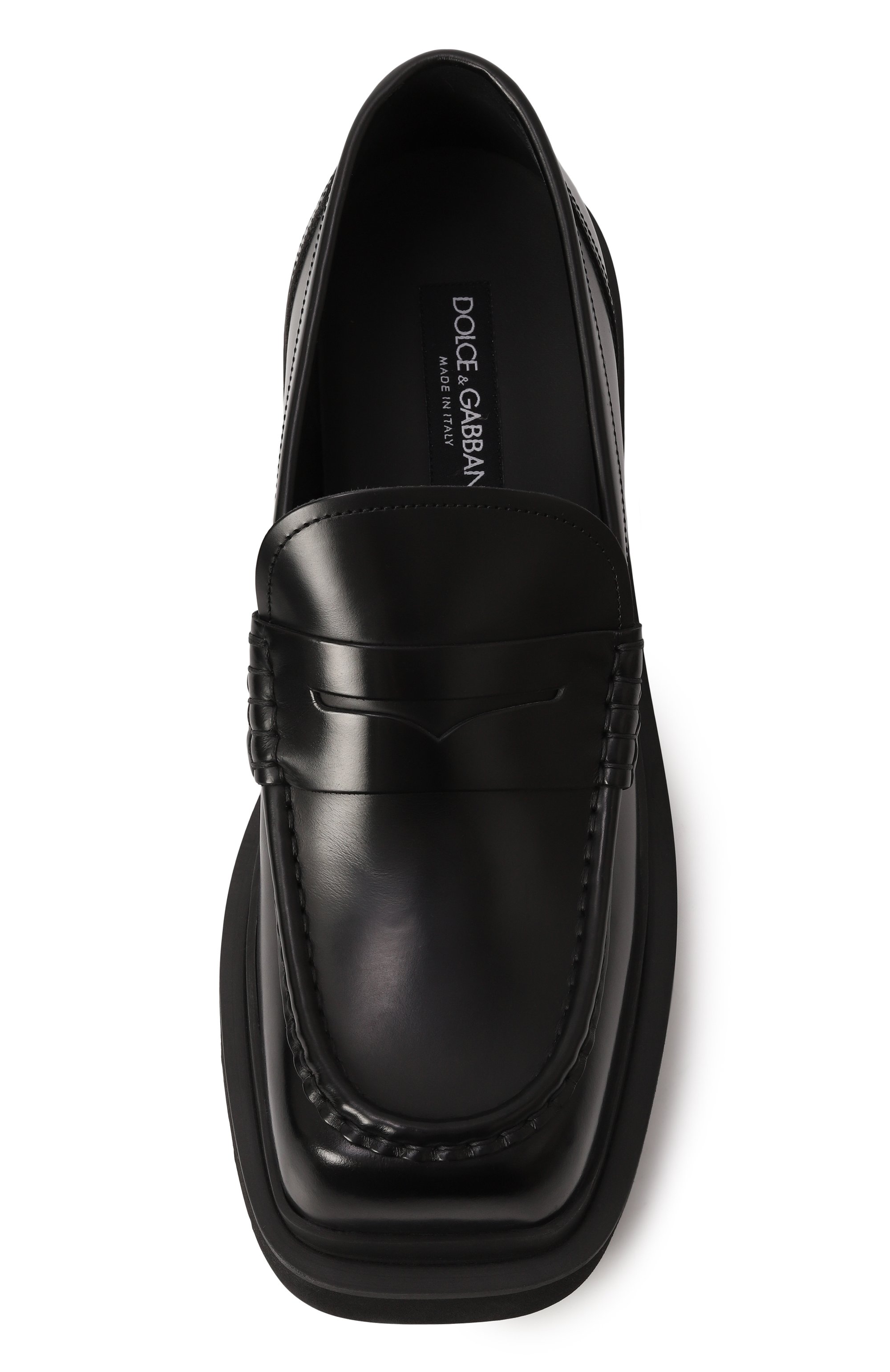 Кожаные пенни-лоферы city trek DOLCE & GABBANA, арт. A30204/A1203, фото 6