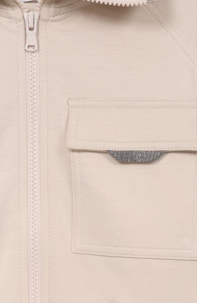 Хлопковая толстовка BRUNELLO CUCINELLI, арт. BH827E859B, фото 3