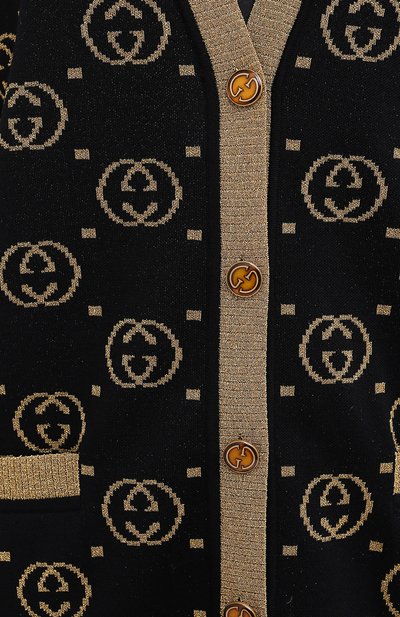 Шерстяной кардиган GUCCI, арт. 555014/XKAH9, фото 5