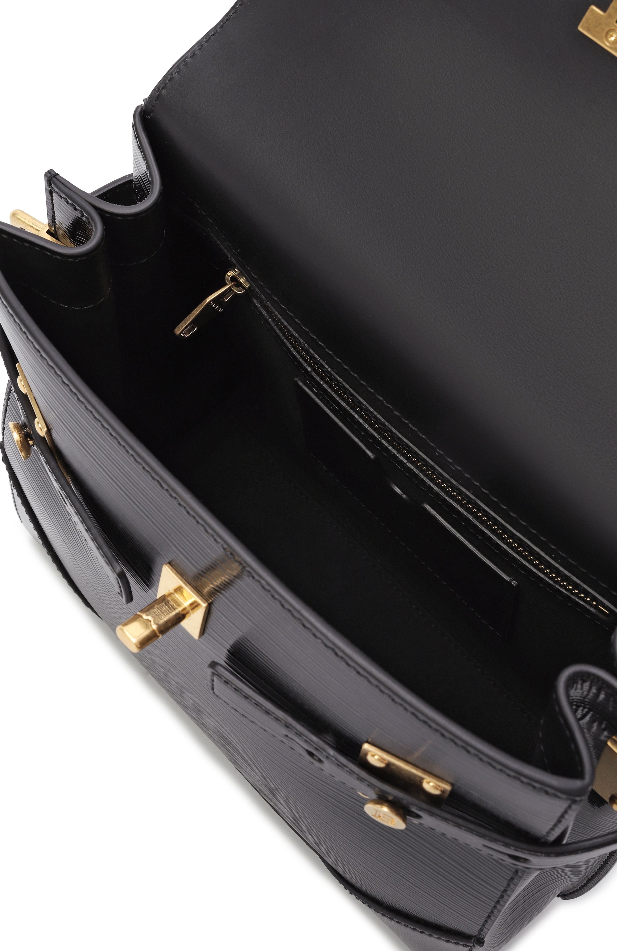 Сумка b-buzz 23 BALMAIN черного цвета по цене 231000 руб., арт. EN0DB526/LPIS, фото 5 Сумка b-buzz 23 BALMAIN, арт. EN0DB526/LPIS, фото 5