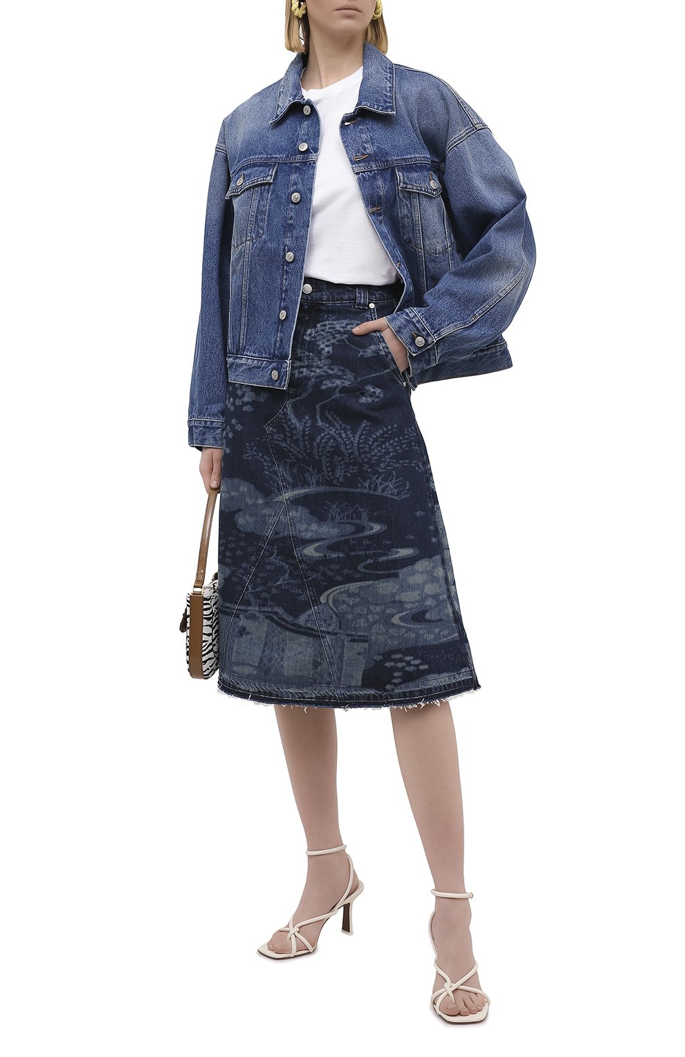 Джинсовая юбка REDVALENTINO, арт. VR3DD03S/5P0, фото 2