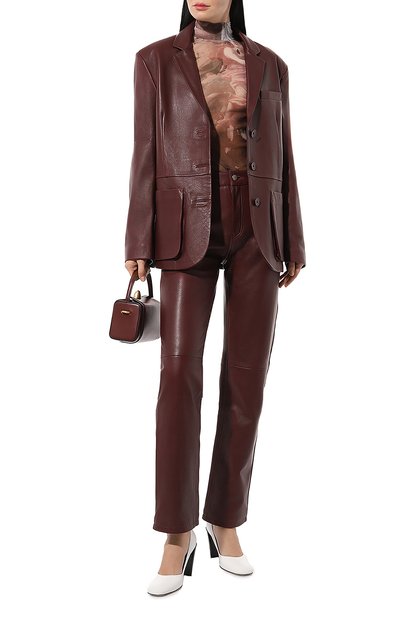 Кожаный жакет LESYANEBO, арт. ICONIC/LEATHERT001, фото 2