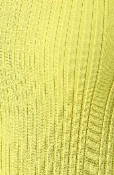 Облегающий топ фактурной вязки без рукавов EMILIO PUCCI желтого цвета по цене 54150 руб., арт. 72/KP50/72966, фото 5 Облегающий топ фактурной вязки без рукавов EMILIO PUCCI, арт. 72/KP50/72966, фото 5