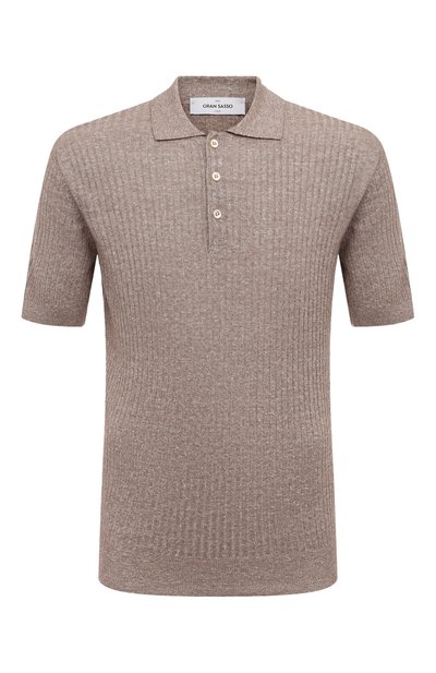 Поло изо льна и хлопка GRAN SASSO, арт. 57118/18641, фото 1
