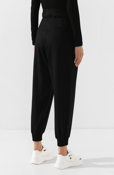 Шерстяные брюки YOHJI YAMAMOTO, арт. YC-P16-107, фото 4
