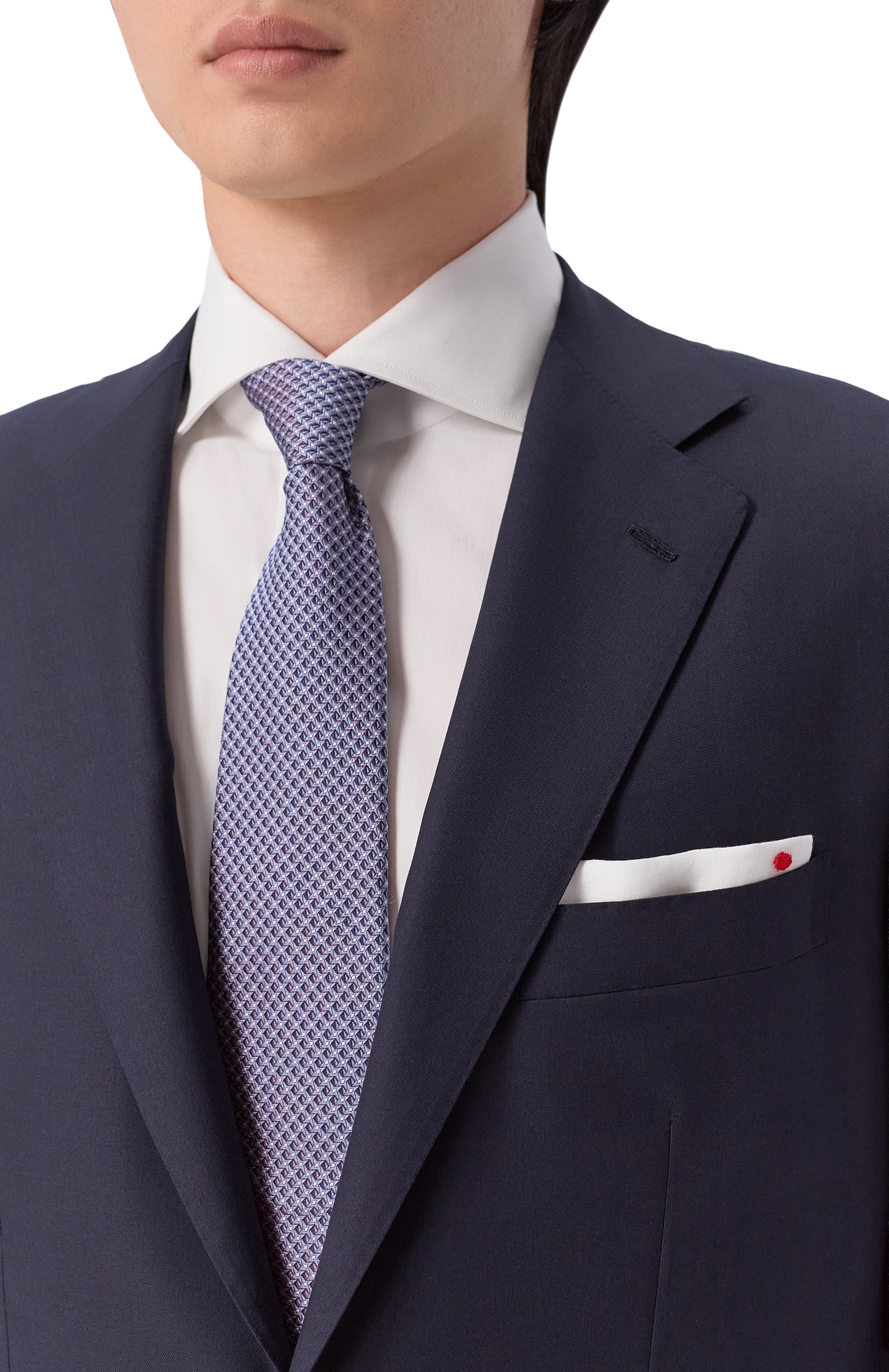 Шерстяной костюм KITON синего цвета по цене 1180000 руб., арт. UA81K09828_002, фото 6 Шерстяной костюм KITON, арт. UA81K09828_002, фото 6