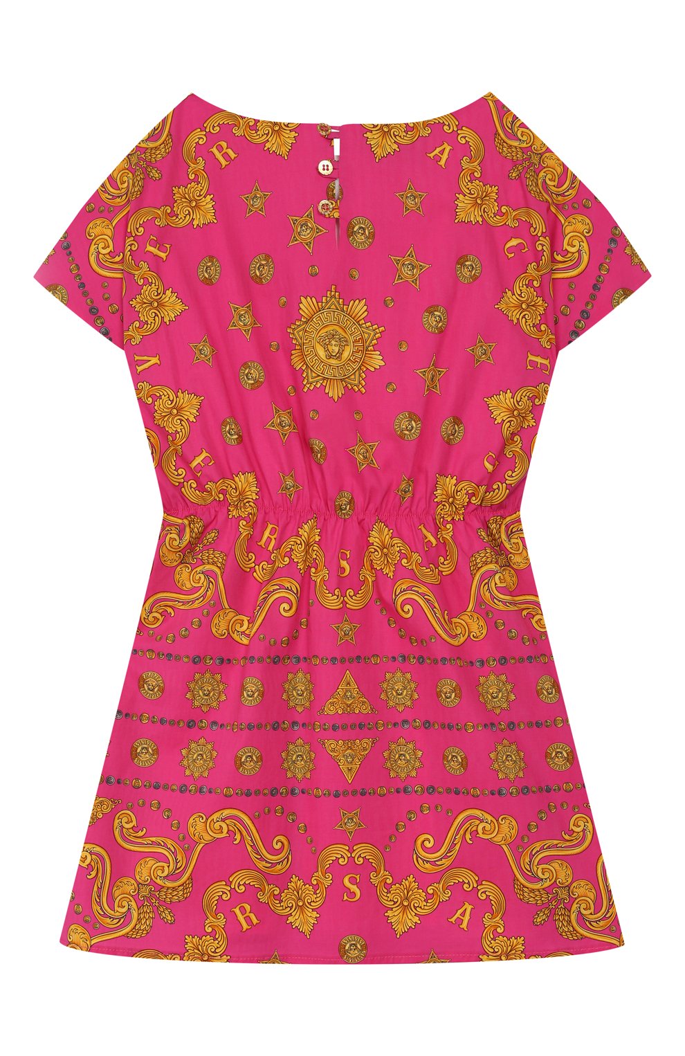 Хлопковое платье VERSACE, арт. YC000089/A232758/4A-6A, фото 2