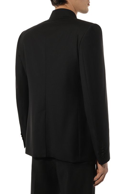 Шерстяной пиджак Dolce & Gabbana G2UH4T/FU21E Чёрный  G2UH4T/FU21E Фото 6