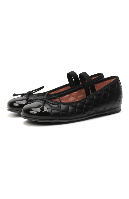 

Кожаные балетки Pretty Ballerinas, Чёрный