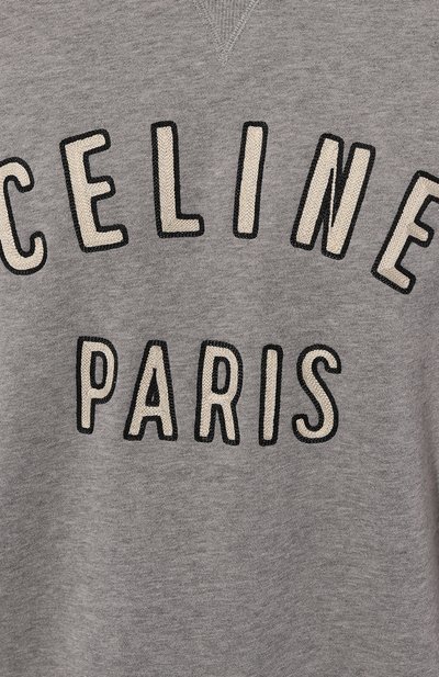 Хлопковый свитшот CELINE, арт. 2Y28D/670Q, фото 5