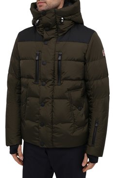 Мужская пуховая куртка rodenberg MONCLER GRENOBLE хаки цвета, арт. F2-097-1A514-00-5399E | Фото 3 (Кросс-КТ: Куртка, другое; Мужское Кросс-КТ: пуховик-короткий, Пуховик-верхняя одежда, Верхняя одежда; Рукава: Длинные; Региональные ограничения белый список (Axapta Mercury): Не проставлено; Материал внешний: Синтетический материал; Стили: Гранж, Милитари, Кэжуэл; Материал сплава: Проставлено; Материал подклада: Синтетический материал; Драгоценные камни: Проставлено; Длина (верхняя одежда): Короткие; Материал утеплителя: Пух и перо)