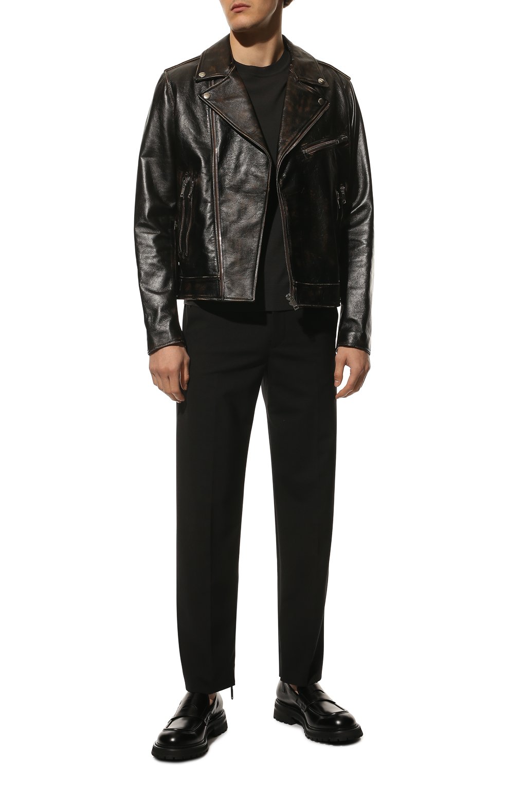 Кожаные пенни-лоферы PREMIATA, арт. 32019/R0IS, фото 2