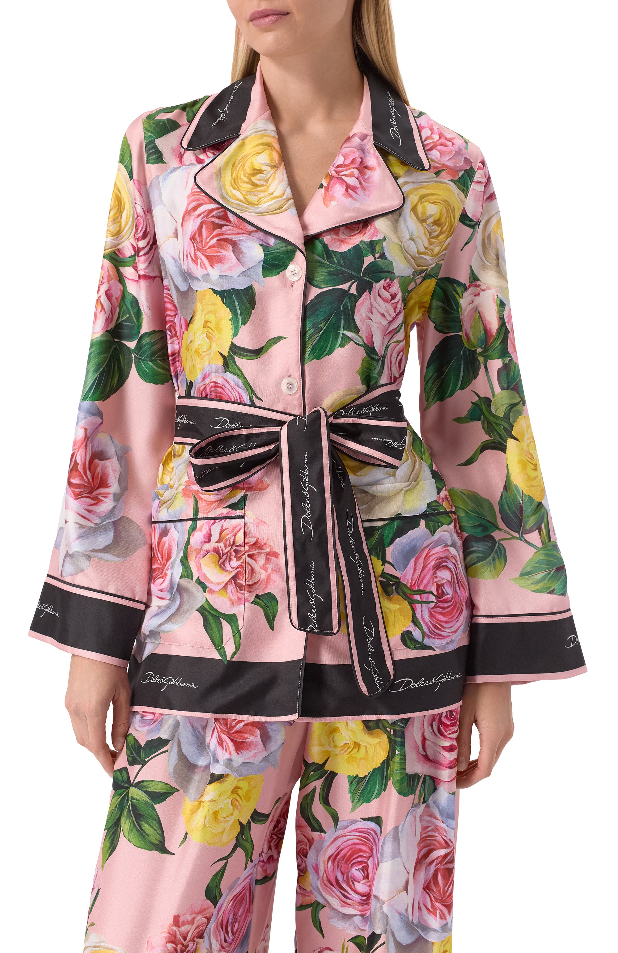 Шелковая блузка DOLCE & GABBANA, арт. F5Q03T/HI1W3, фото 3