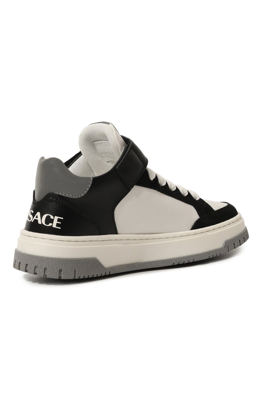 Кожаные кеды VERSACE, арт. 1016572/1A11655/30-33, фото 3