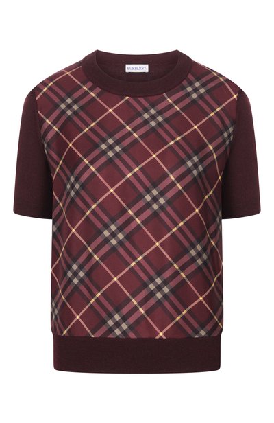 Женский пуловер из шерсти и шелка BURBERRY, арт. 8128359