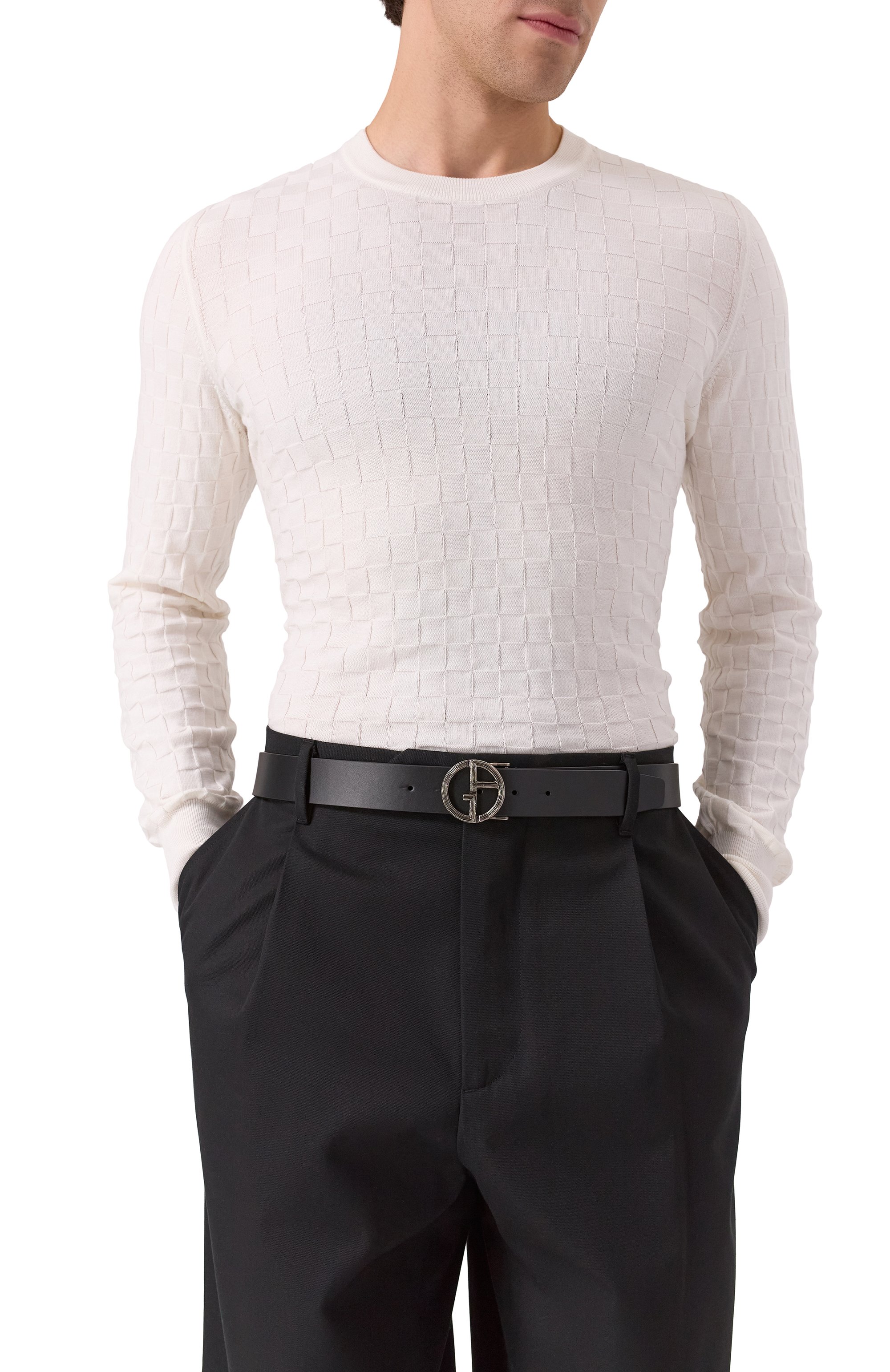 Кожаный ремень GIORGIO ARMANI, арт. GM001562/AF16295, фото 2