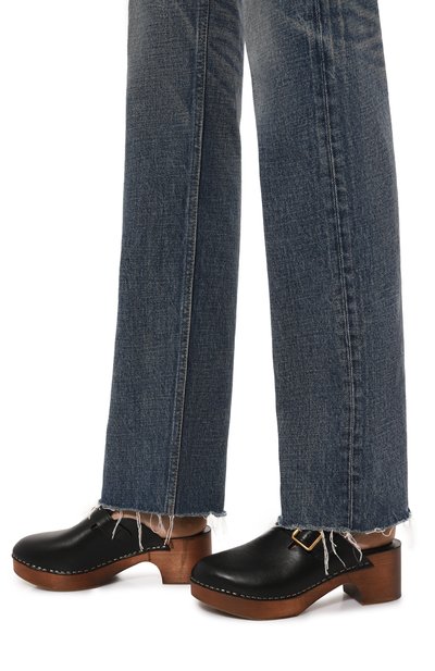 Кожаные сабо GOLDEN GOOSE DELUXE BRAND, арт. GWF00689.F005501, фото 3