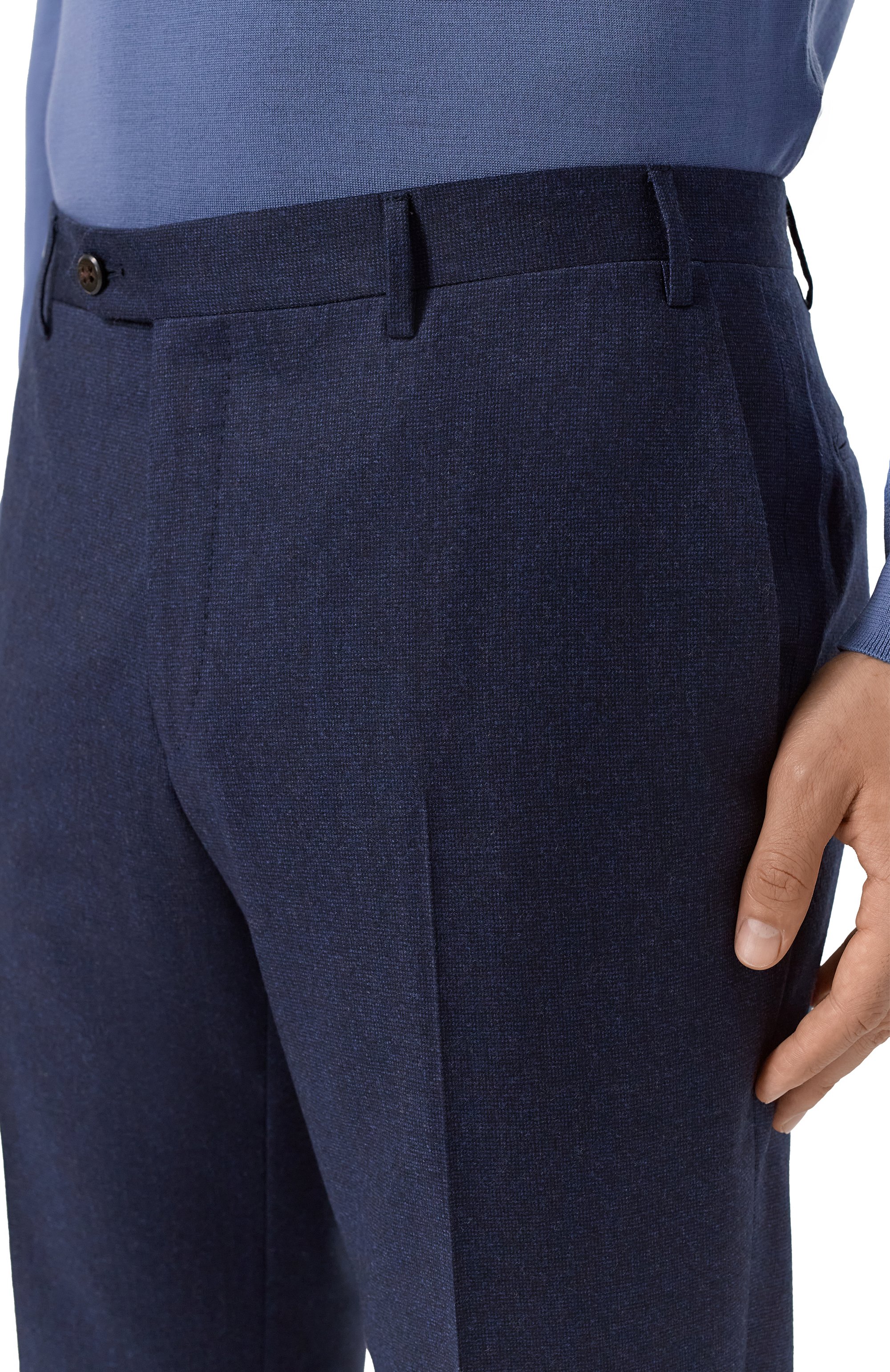 Шерстяные брюки CORNELIANI, арт. 265B01-2617591, фото 5