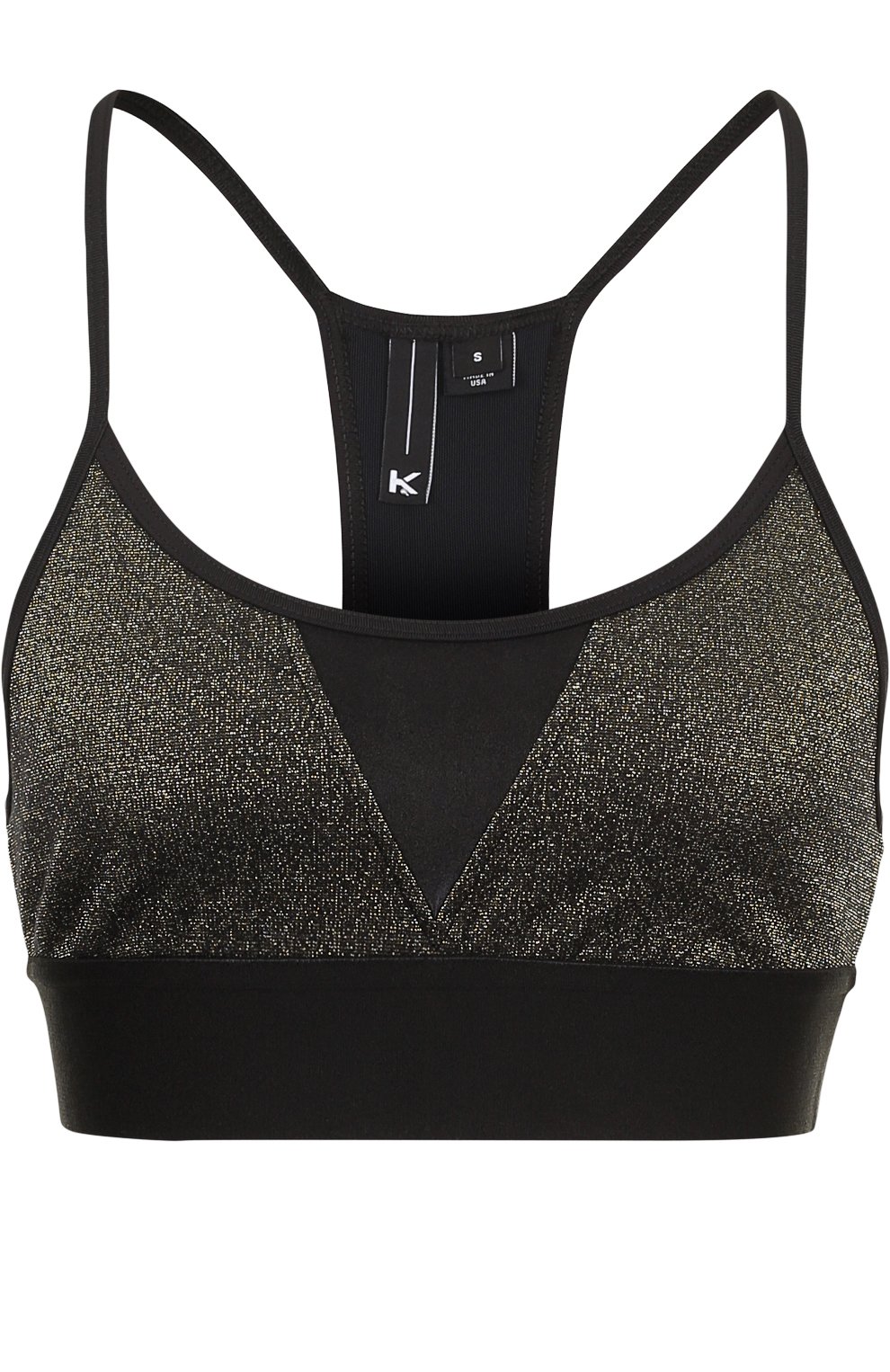 Укороченный спортивный топ с металлизированной нитью KORAL, арт. A237Q02, фото 1