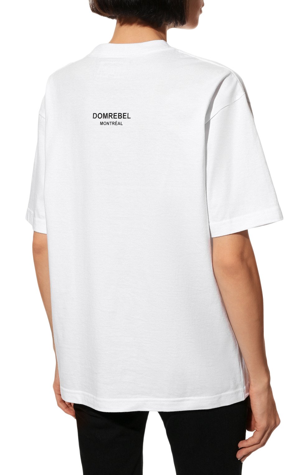 Хлопковая футболка DOMREBEL, арт. SH0PPING BEAR C0MIC/T-SHIRT/W, фото 4