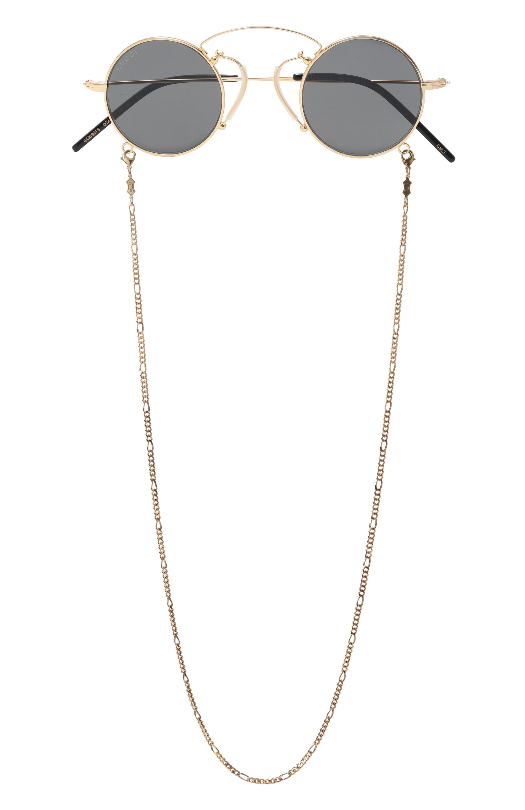 Солнцезащитные очки и цепочка GUCCI, арт. GG0991S 002, фото 3
