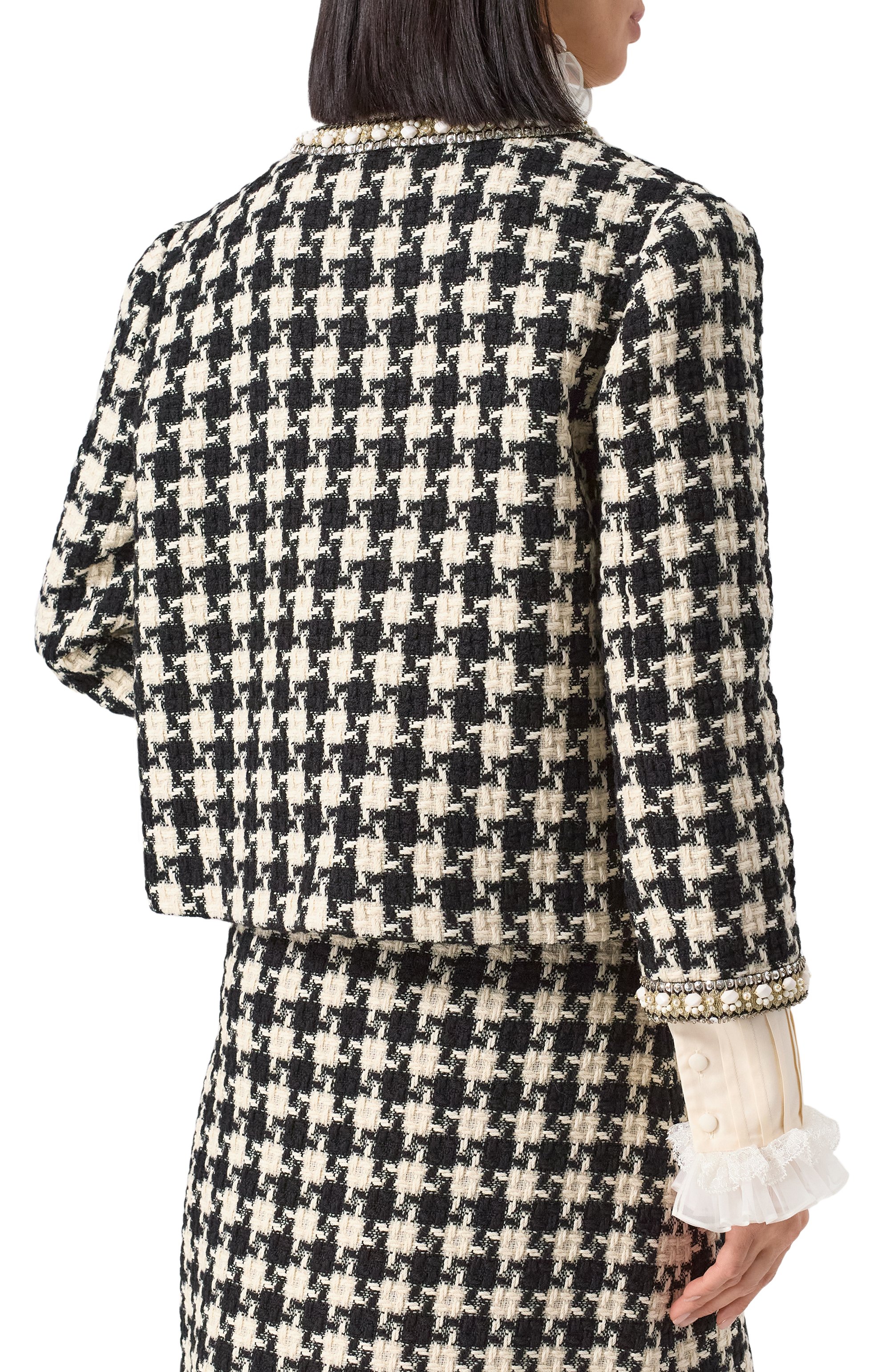 Твидовый жакет VALENTINO, арт. 6B3CE3YF90K, фото 4
