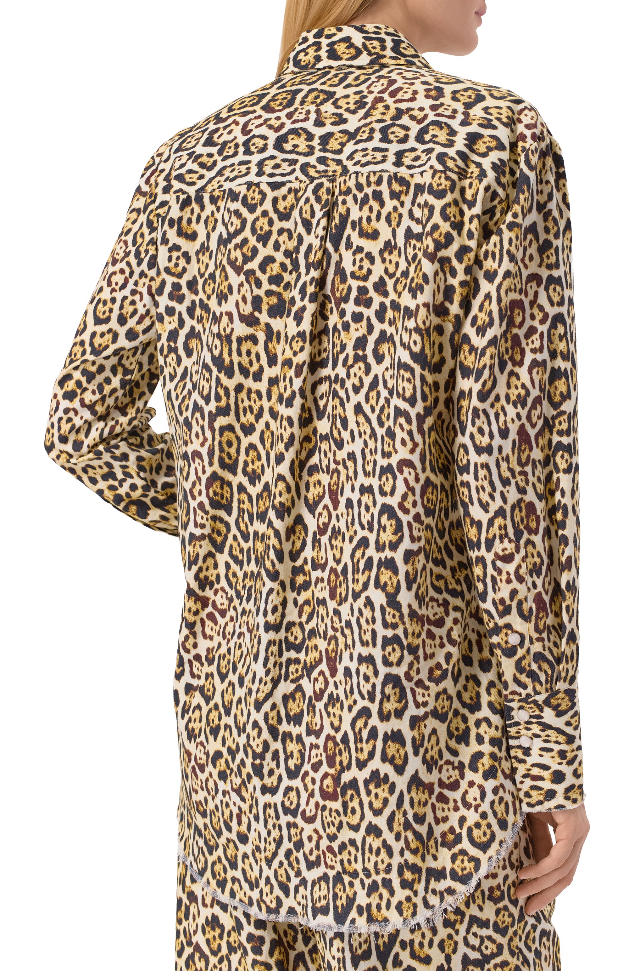 Хлопковая рубашка ACADEMIA, арт. SILVY-P-DESTR0YED/75DM6, фото 4