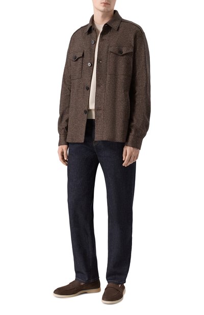 Мужские лоферы из нубука H`D`S`N BARACCO, арт. CHIAIA.N.2*/R0DE0