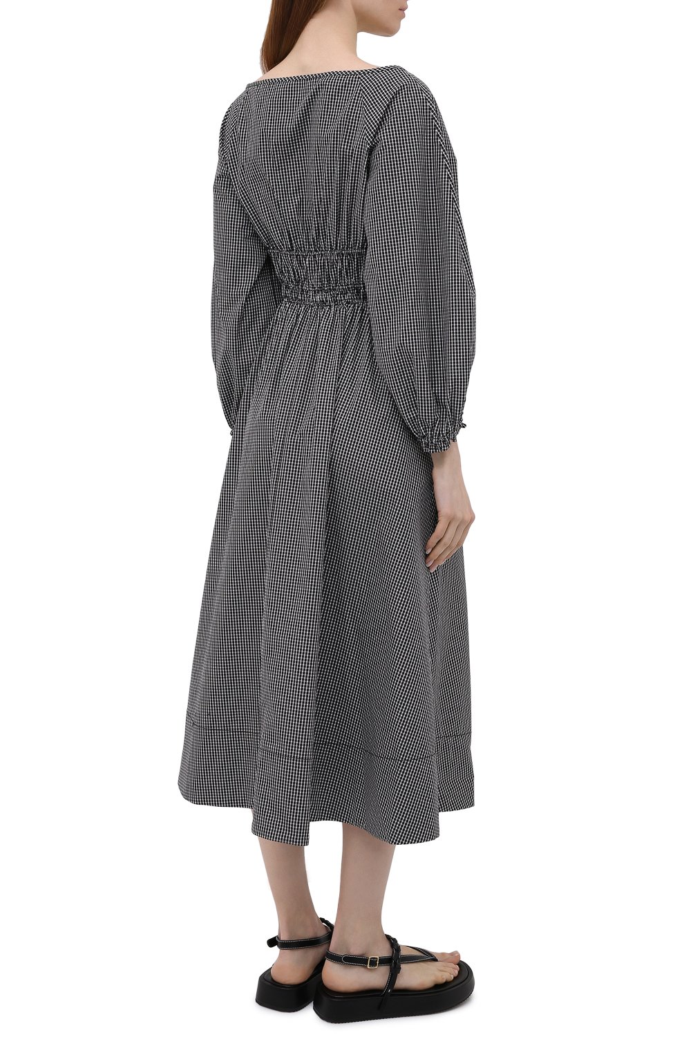 Хлопковое платье PROENZA SCHOULER WHITE LABEL, арт. WL2123164-AC117, фото 4