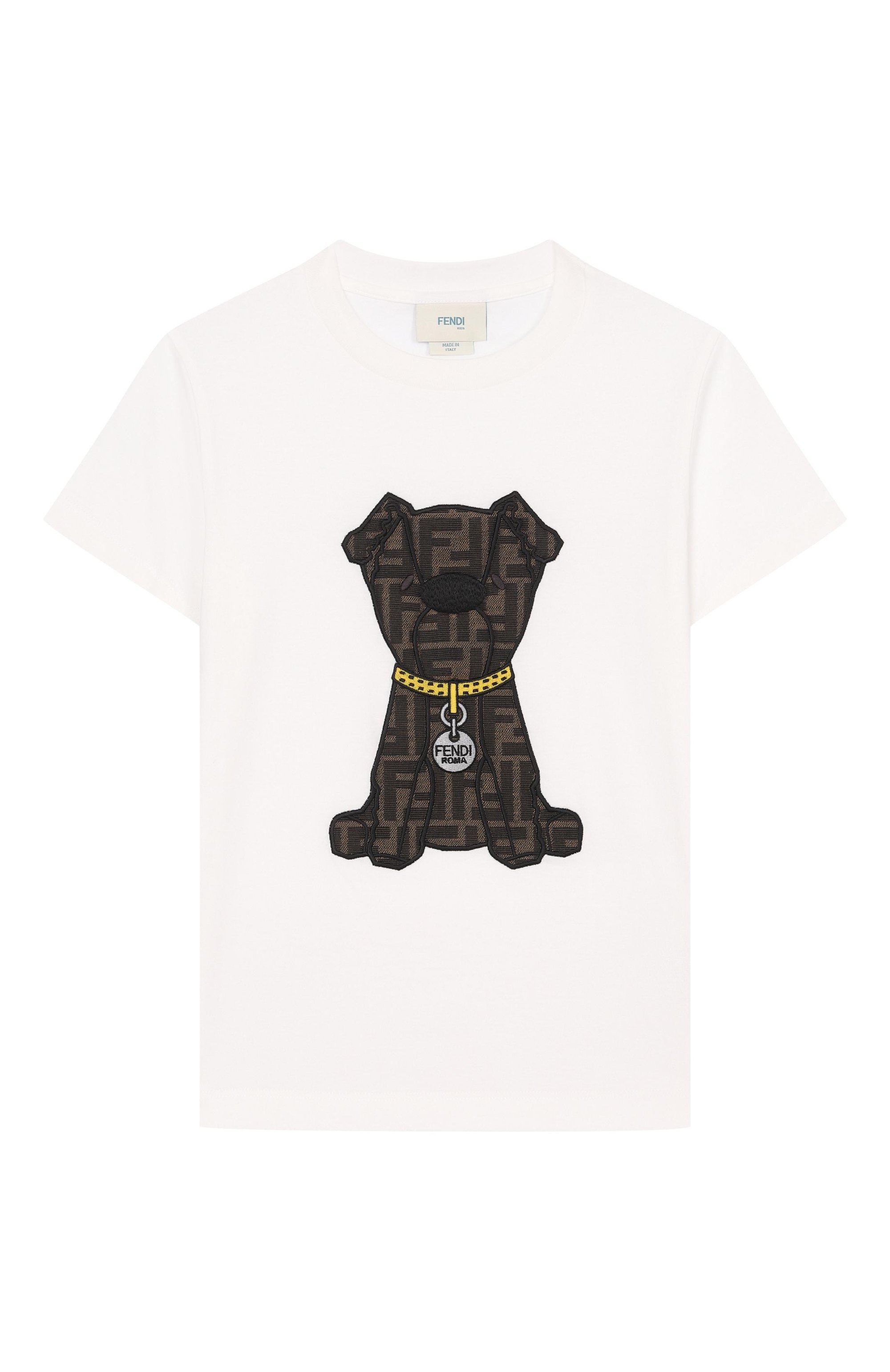 Хлопковая футболка FENDI, арт. JMI503/7AJ/8A-12+, фото 1