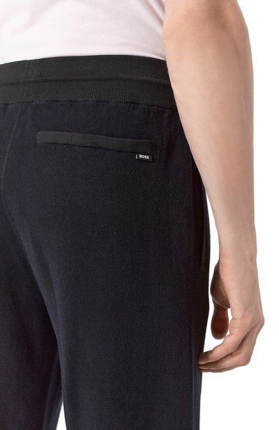 Брюки из хлопка и шерсти BOSS, арт. 50519608, фото 5