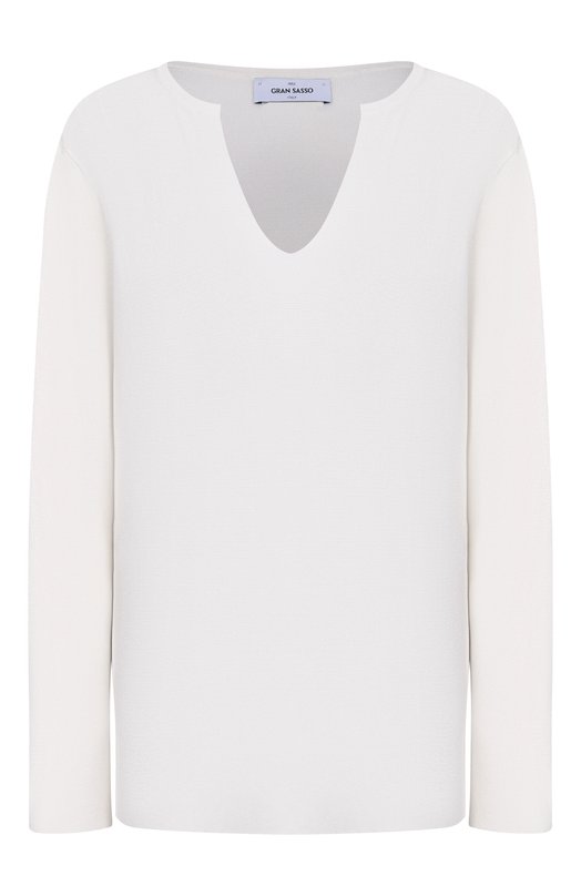 Пуловер из вискозы Gran Sasso 57214/27814 Белый 57214/27814