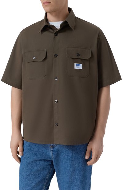 Хлопковая рубашка HUGO BLUE, арт. 50517871, фото 3