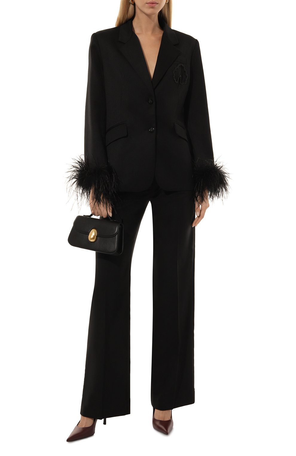 Шерстяной жакет с отделкой перьями AKHMADULLINA, арт. 1225.2JT901/W713, фото 2