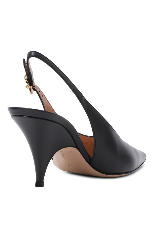 Кожаные туфли Sofia 70 Gianvito Rossi G95646.70RIC.VITNER0 Чёрный  G95646.70RIC.VITNER0 Фото 5