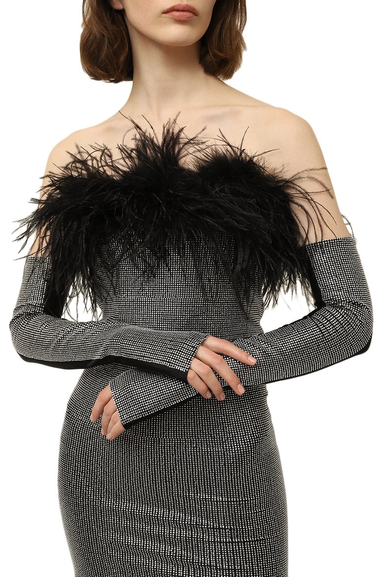 Митенки с отделкой стразами LOULOU, арт. 0012, фото 2