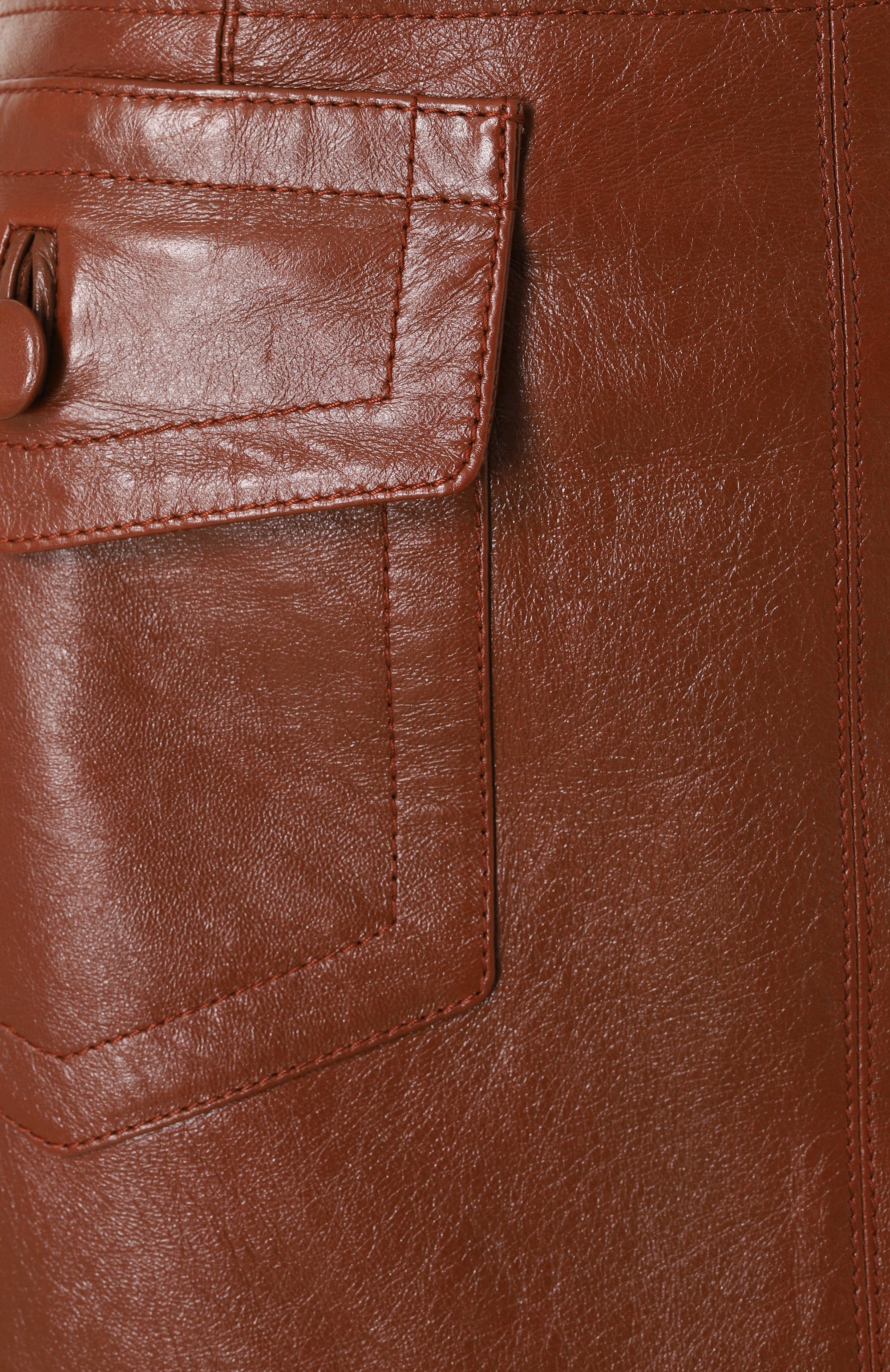 Кожаная юбка CHLOÉ, арт. CHC24WCJ01204, фото 6