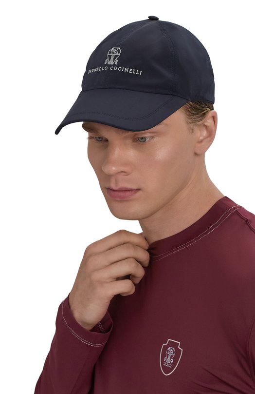 Бейсболка Brunello Cucinelli MD4799187P Синий  MD4799187P Фото 2