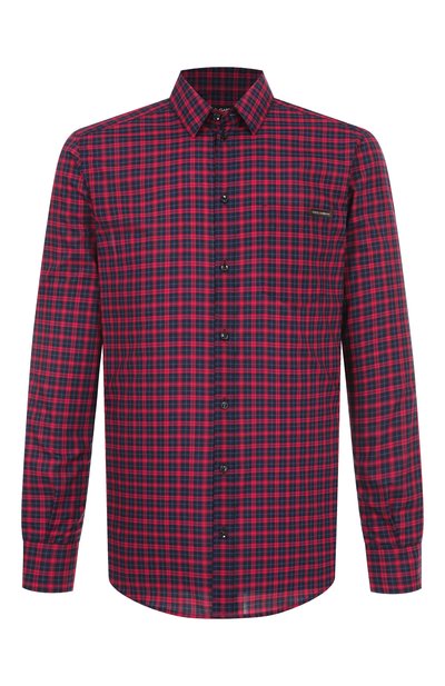 Мужская хлопковая рубашка DOLCE & GABBANA, арт. G5JZ9T/FQ5M3