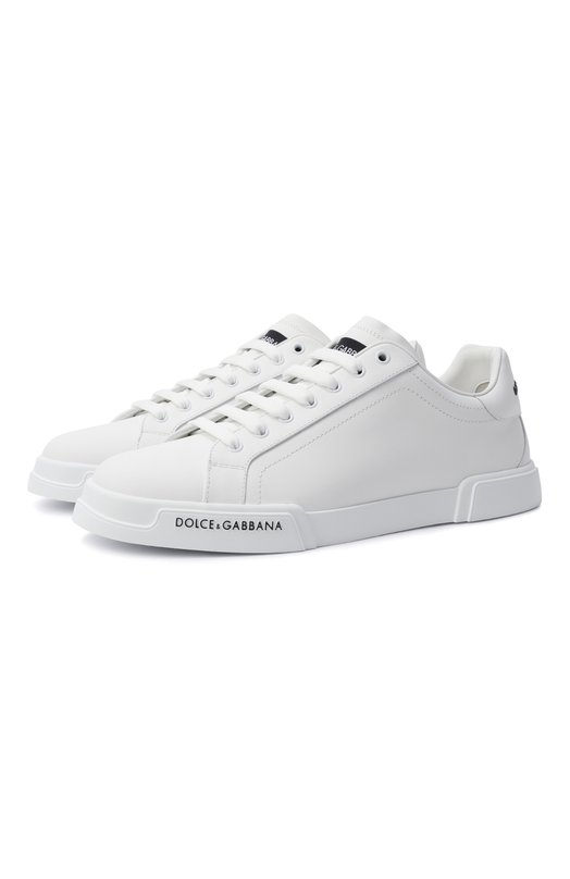 фото Кожаные кеды portofino light dolce & gabbana