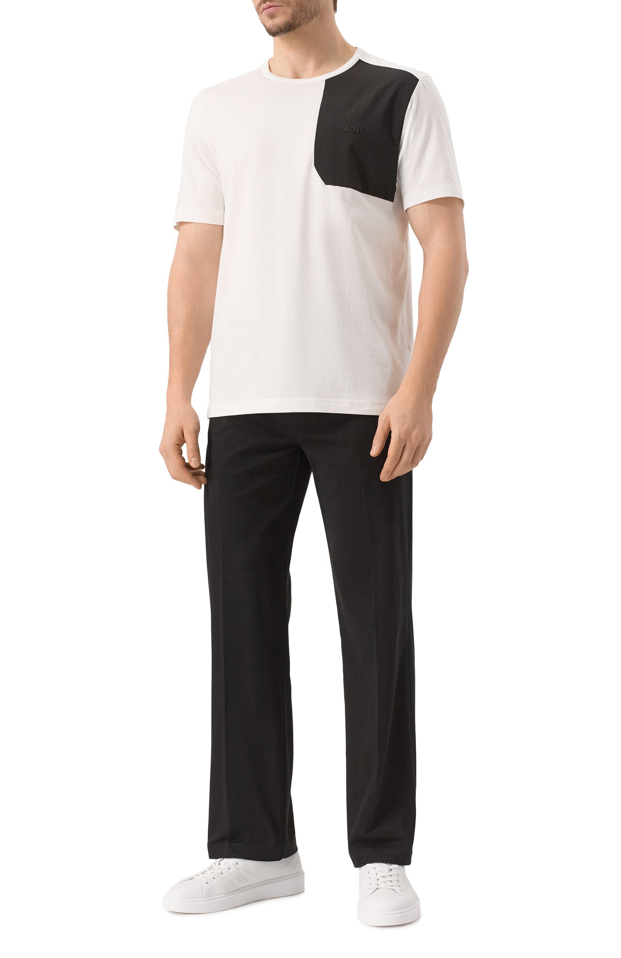 Хлопковая футболка BOSS GREEN, арт. 50537519, фото 2