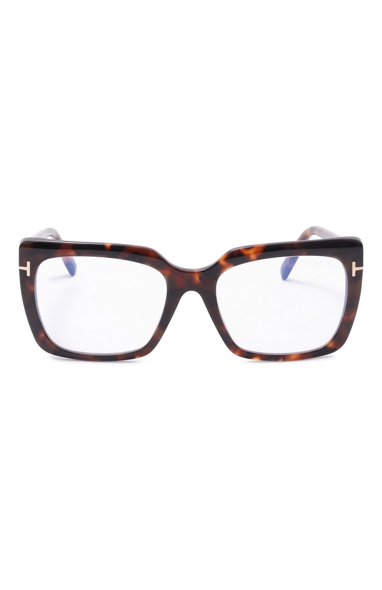 Женские оправа TOM FORD коричневого цвета, арт. TF5992-B 052 | Фото 3 (Тип очков: Оправа; Материал: Пластик; Очки форма: Квадратные; Оптика Гендер: оптика-женское)