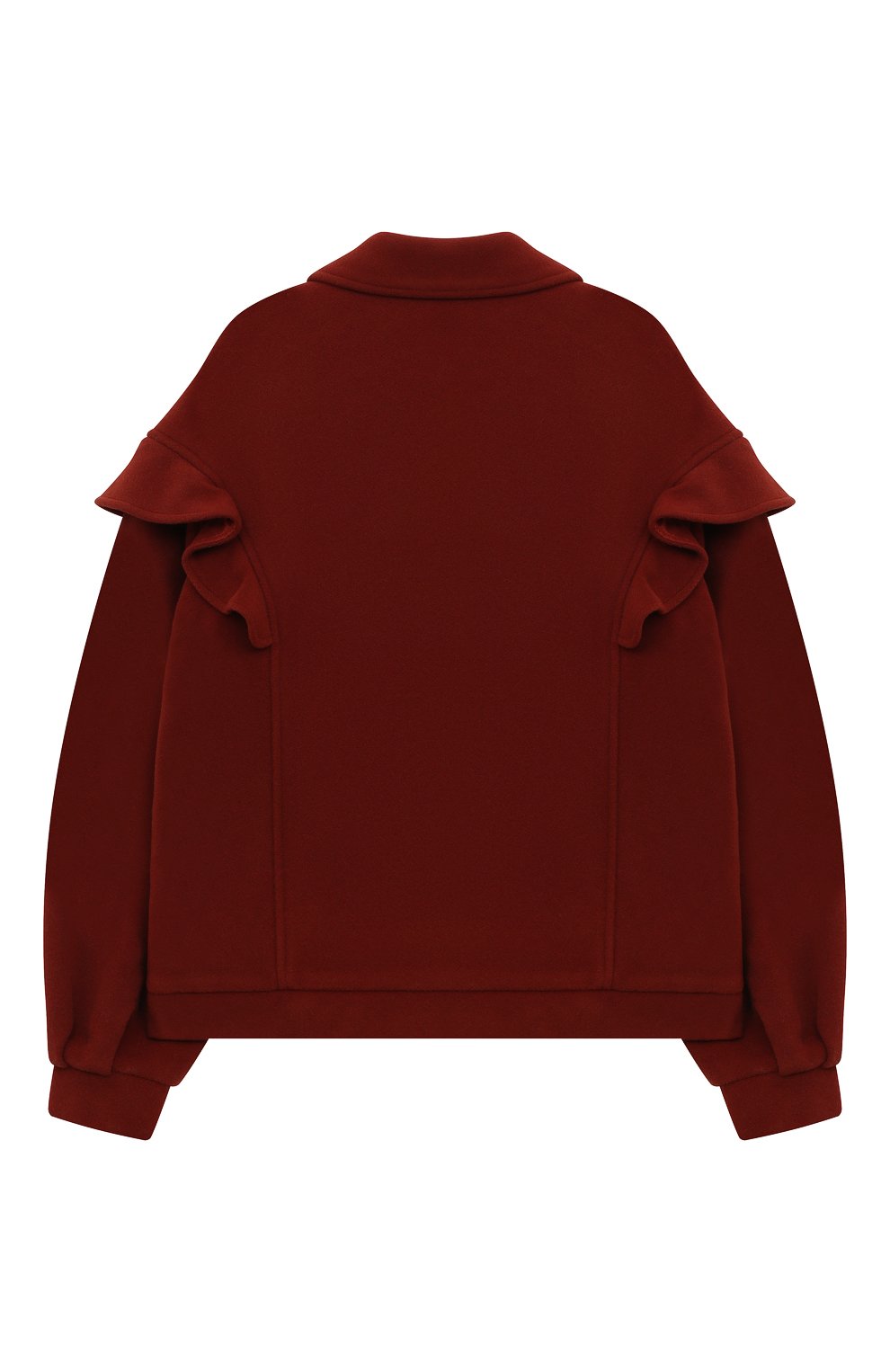 Шерстяная куртка CHLOÉ бордового цвета по цене 59000 руб., арт. C16436/14A, фото 2 Шерстяная куртка CHLOÉ, арт. C16436/14A, фото 2