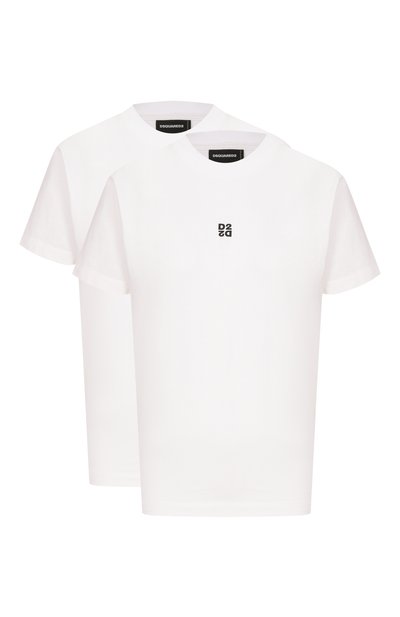 Женская комплект из двух хлопковых футболок DSQUARED2, арт. S75GD0525/D20106