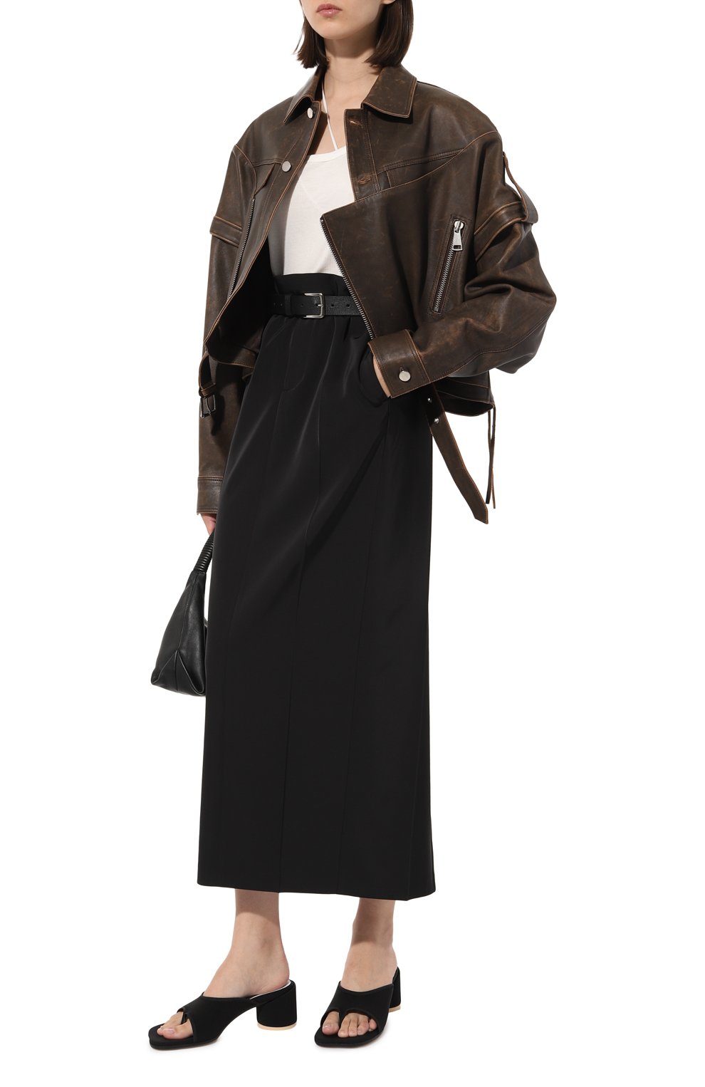 Текстильные мюли MM6, арт. S66WP0086/P5561, фото 2