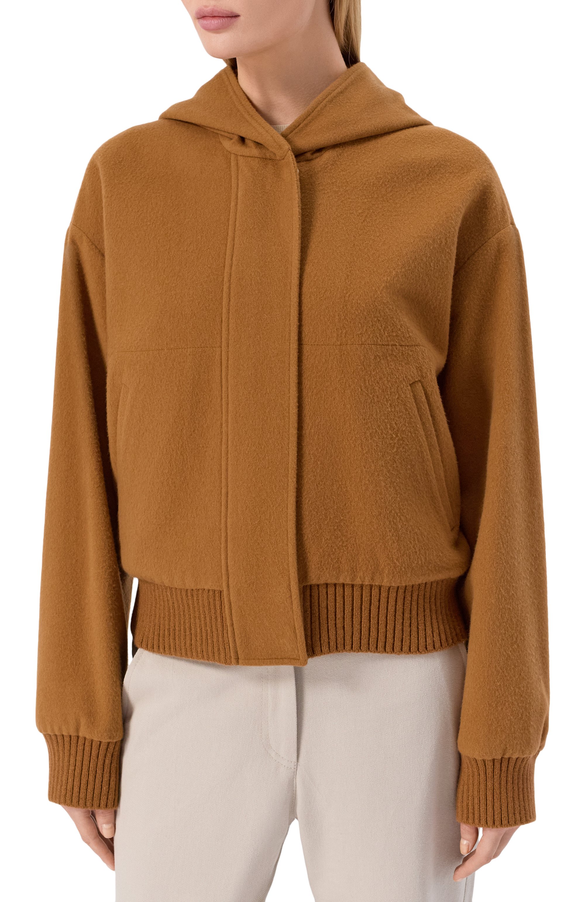 Бомбер из шерсти викуньи MVST, арт. TXBCK-Y336-3/LP1379, фото 3