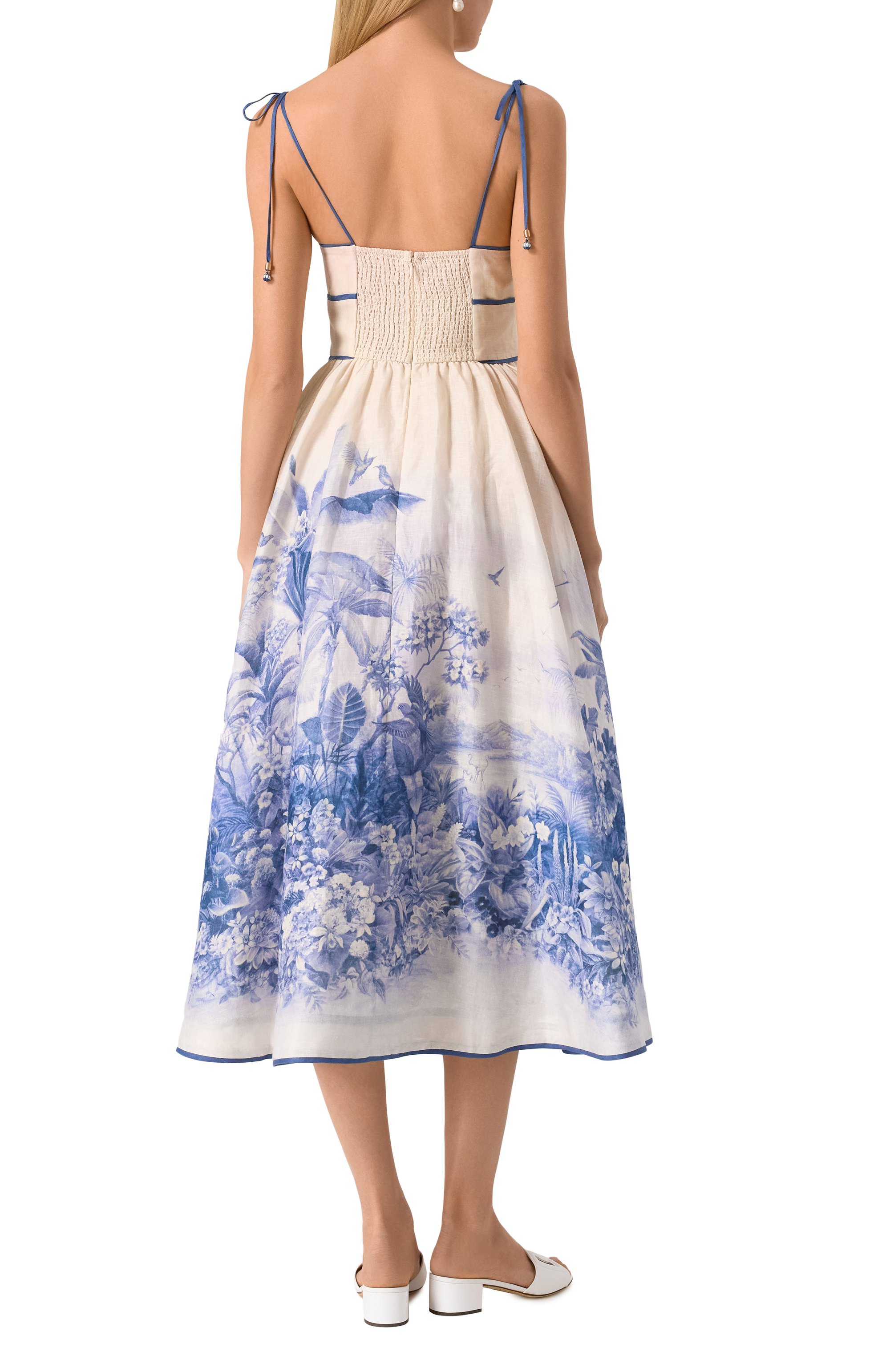 Льняное платье ZIMMERMANN, арт. 1837DRS251, фото 4